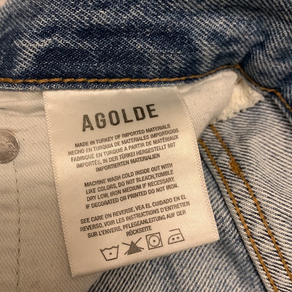SOLD agolde balloon jeans size 24 - Picture 9 of 9